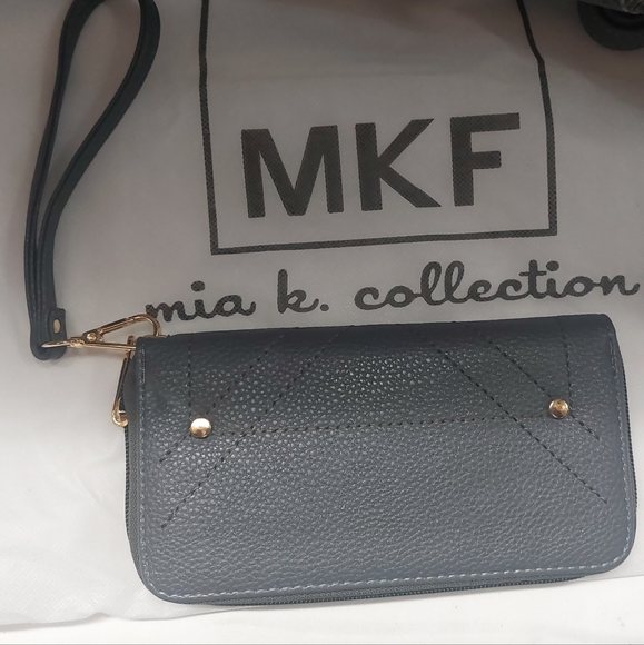 NWT Mia K. collection Jordina 2 PCS Shoulder Bag with Matching Wallet. - Picture 5 of 7